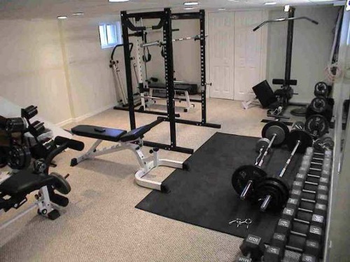Home Gym in Basement